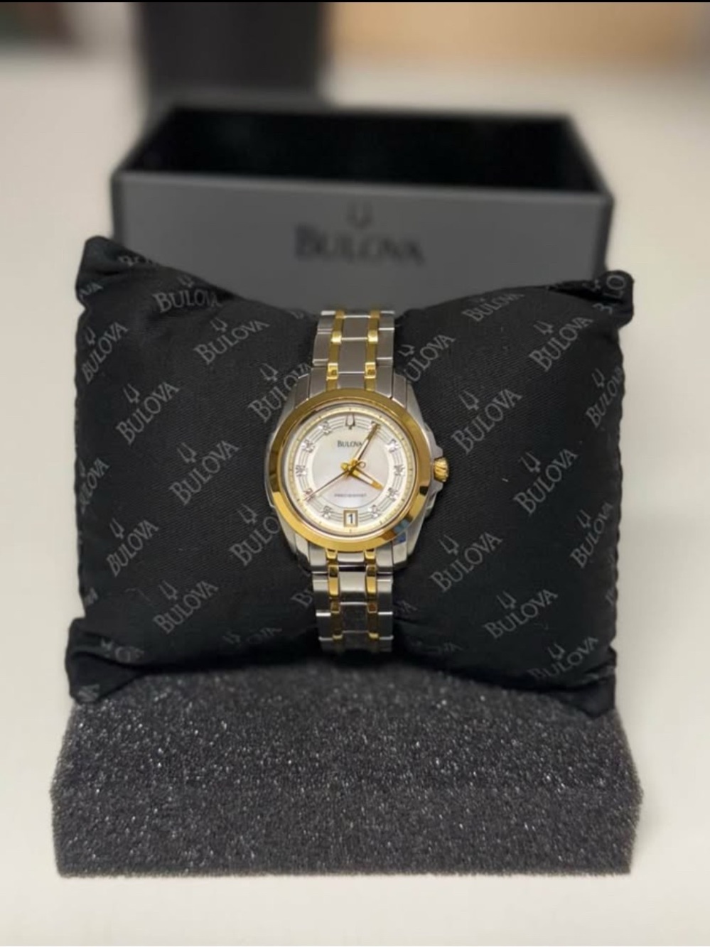 Bulova Two-Tone Gold and Silver Women’s Watch